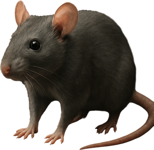 Make it less cartoony and make the rat standing