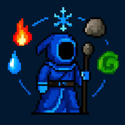 Tint the wizard to blue