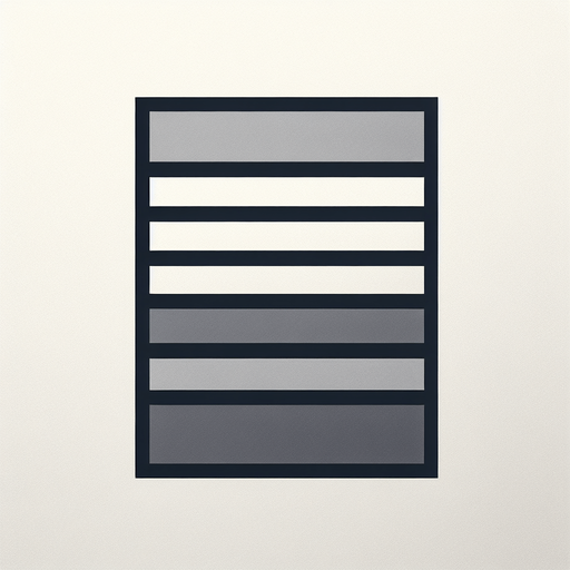 2 simple large plain horizontal gray stripes..