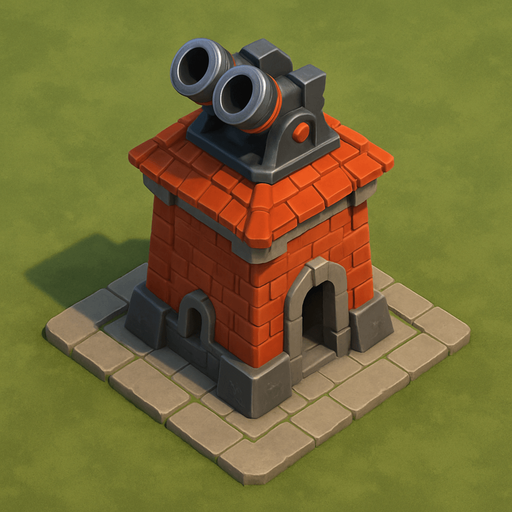 Saldırı kulesi, Gerçekçi, kuş bakışı görünüm, yazısız..
In-Game asset.  High contrast.  No shadows, 3d olsun.