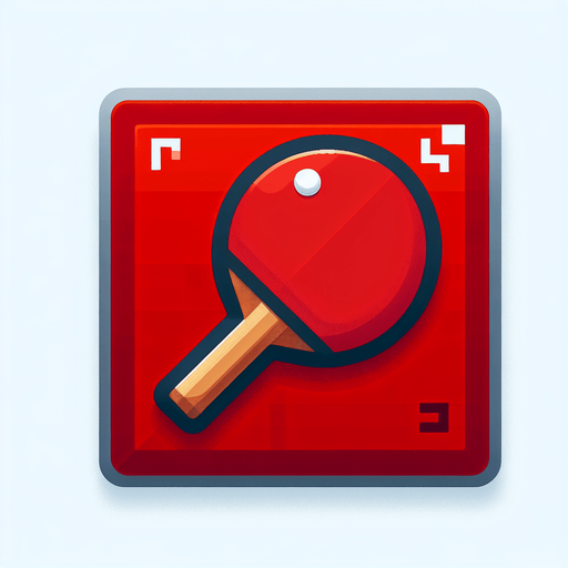 Red paddle..
Single Game Texture.  In-Game asset.  2d.  Blank background.  High contrast.  No shadows