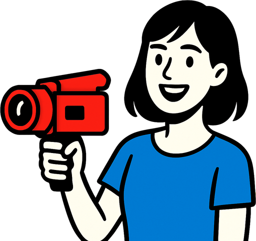 youtube thumbnail for vlog.
2d.  High contrast.  No shadows