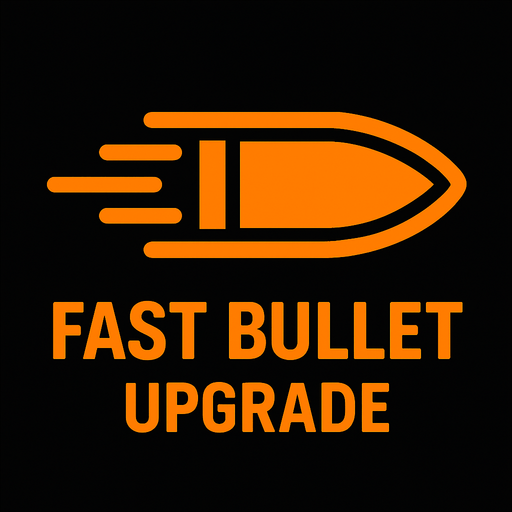 Fast bullet upgrade.
In-Game asset.  2d.  High contrast.  No shadows