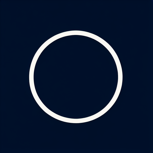 thin white circle empty.