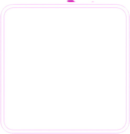 Neon square.
In-Game asset.  2d.  High contrast.  No shadows