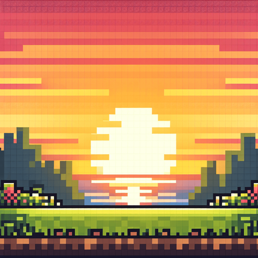 güzel minecraft arka plan gün batımı.
Single Game Texture. In-Game asset. 2d. Blank background. High contrast. No shadows.