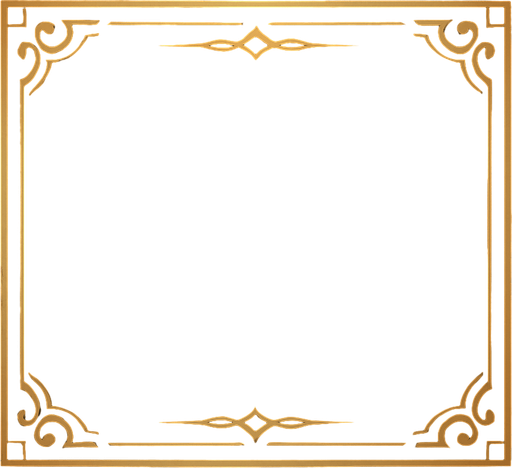 Fondo oscuro con dorado elegante.
In-Game asset.  2d.  High contrast.  No shadows