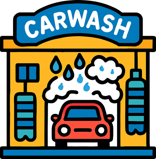 carwash bussiness.
In-Game asset.  2d.  High contrast.  No shadows