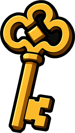 KeyShape.
In-Game asset.  High contrast.  No shadows