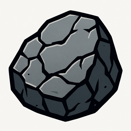 Taş.
In-Game asset.  2d.  High contrast.  No shadows