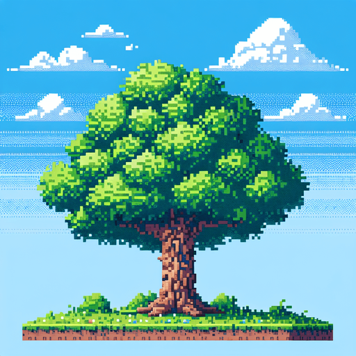 a tree.
video game style
