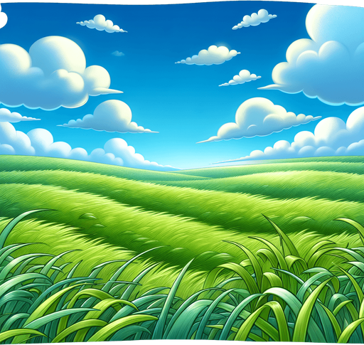 grassy fıeld cartoon versıon
.