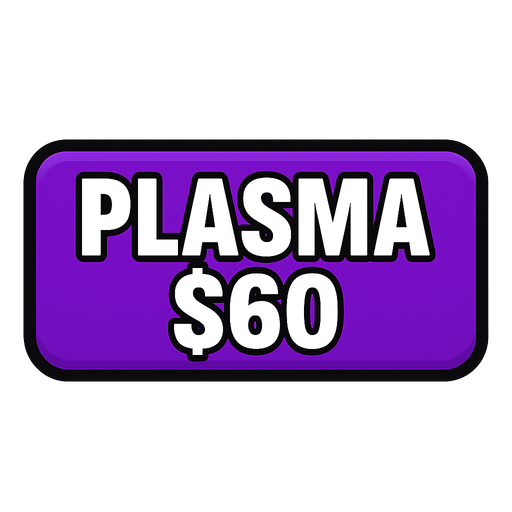 Make button purple and say Plasma $60