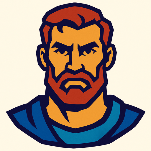 man.
In-Game asset.  2d.  High contrast.  No shadows