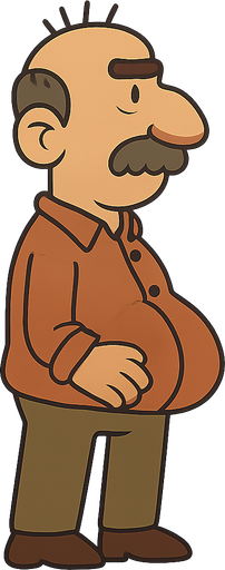 dayı. No background. Transparent background. Blank background. No shadows. 2d. In-Game asset. flat