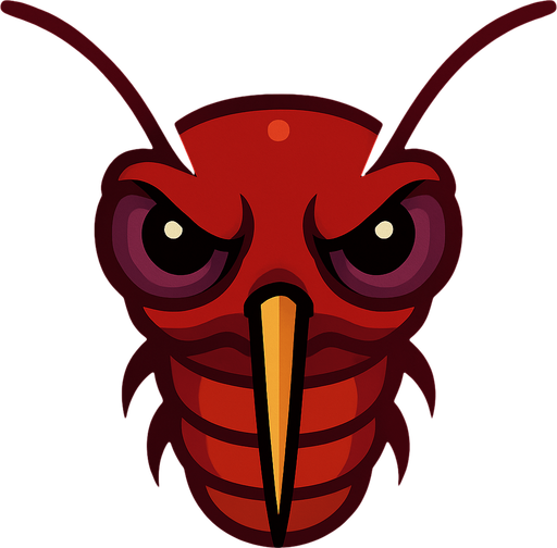 перекрасить и вместо клыко хободок как у комара смотрящий вниз