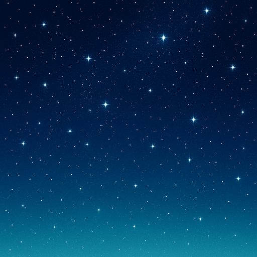 красивый фон звездного неба с градиентом снизу светлее (там будет город),
 к верху темнее.
In-Game asset.  2d.  High contrast.  No shadows