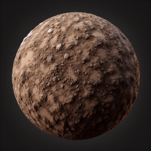 Dirt Texture.
Single Game Texture.  In-Game asset.  2d.  Blank background.  High contrast.  No shadows