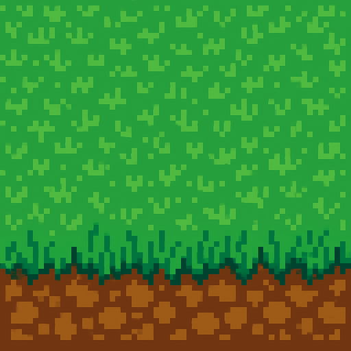 background grass 8 bit.
In-Game asset.  2d.  High contrast.  No shadows