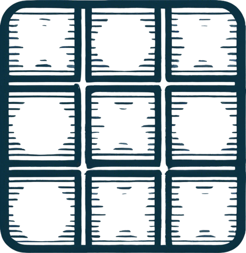 clean the inside of the squares
