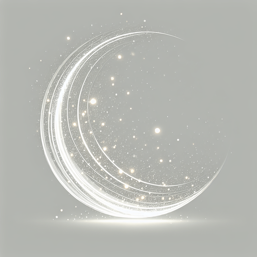 single rounded white bubble firefly trail.
Single Game Texture.  In-Game asset.  2d.  Blank background.  High contrast.  No shadows