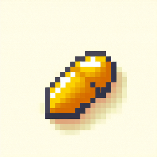 Yellow_bullet pixel.
Single Game Texture. In-Game asset. 2d. Blank background. High contrast. No shadows.