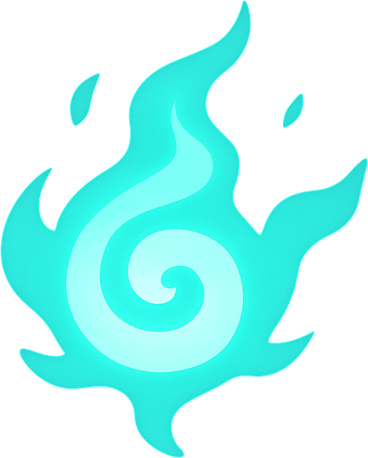 auraWisp top view.
In-Game asset.  2d.  High contrast.  No shadows