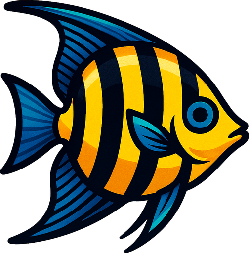 melek balığı.
In-Game asset.  2d.  High contrast.  No shadows