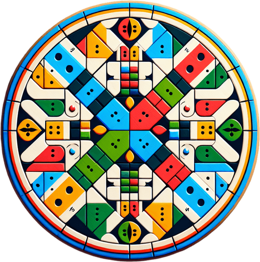 ludo like.
Single Game Texture. In-Game asset. 2d. Blank background. High contrast. No shadows.