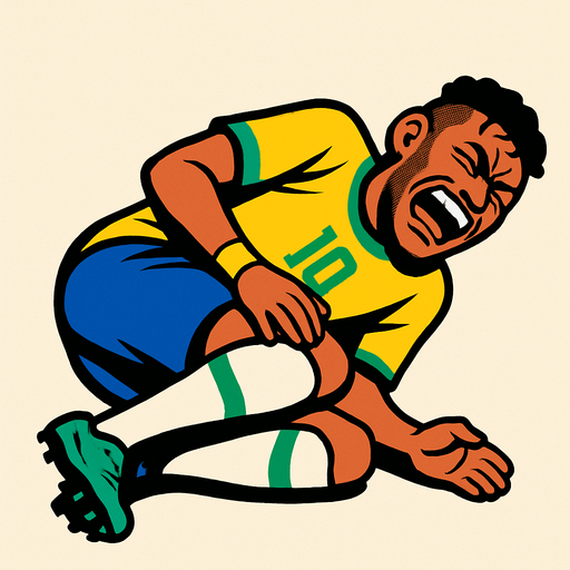 neymar rolling.
In-Game asset.  2d.  High contrast.  No shadows