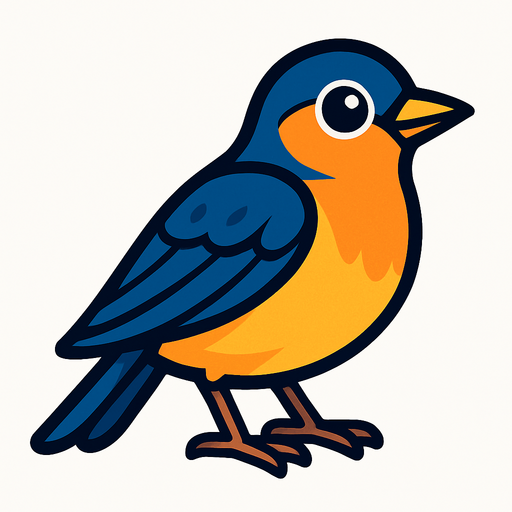 kuş.
In-Game asset.  2d.  High contrast.  No shadows