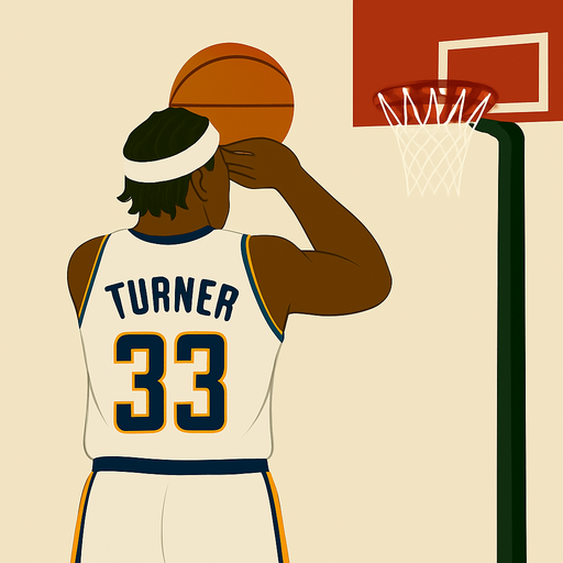 Change picture so his hands are down preparing to shoot