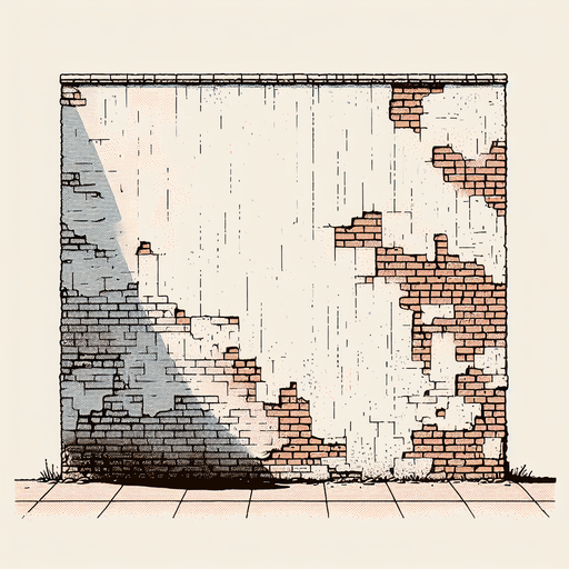 Wall.
2D, Without background