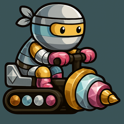 Same ninja character, with pack of colors silver,gold,diamond,pink crystal