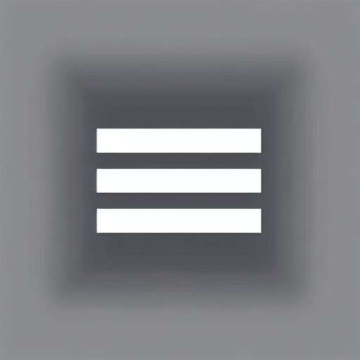 3 white lines.
UI element