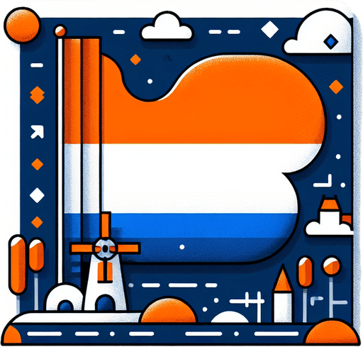 the netherlands flag. simple. flat..
Single Game Texture. In-Game asset. 2d. Blank background. High contrast. No shadows.
