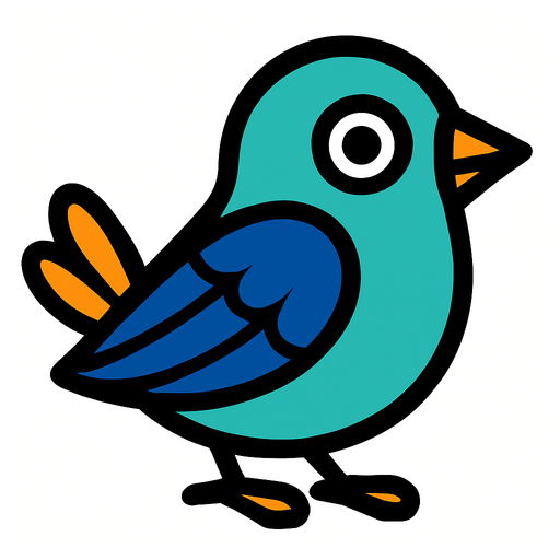 haz un pájaro.
In-Game asset.  2d.  High contrast.  No shadows