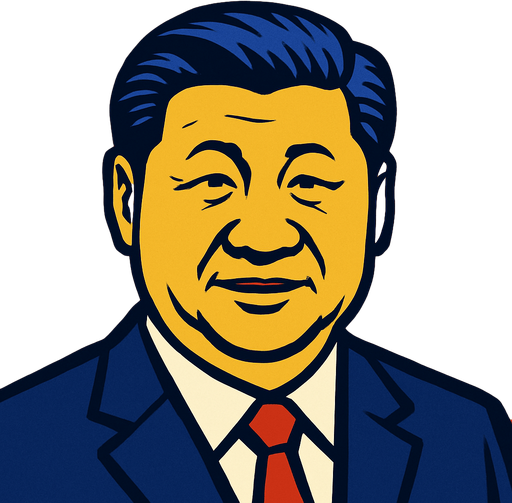 Xi Jinping.
In-Game asset.  2d.  High contrast.  No shadows