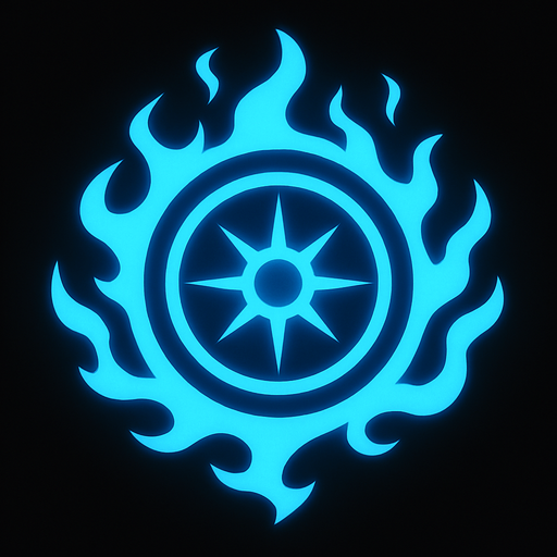 auraBlue top view.
In-Game asset.  2d.  High contrast.  No shadows