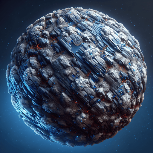 space rock.
Single Game Texture. In-Game asset. 2d. Blank background. High contrast. No shadows.