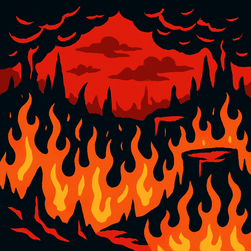 hell.
In-Game asset.  2d.  High contrast.  No shadows