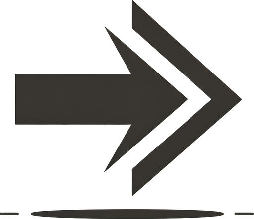 Single Game Texture. In-Game asset. 2d. Blank background. super simplistic arrow from left to right.
Single Game Texture. In-Game asset. 2d. Blank background. High contrast. No shadows.