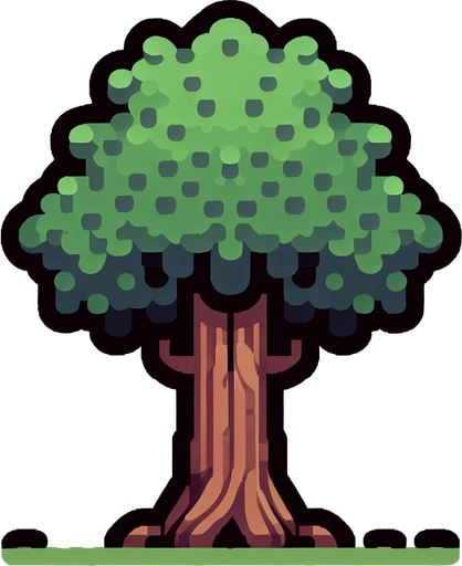 infinite scrolling 2d flat tree trunk.
Single Game Texture. In-Game asset. 2d. Blank background. High contrast. No shadows.