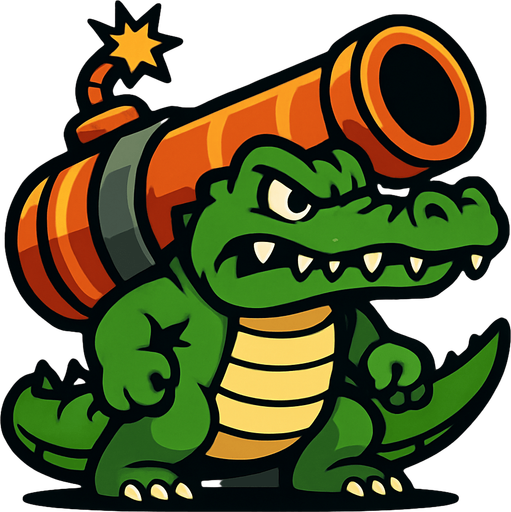 Bombardilo crocodilo.kasası yap.
In-Game asset.  2d.  High contrast.  No shadows