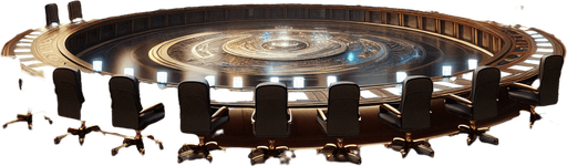 Inside of jedi temple council room. Coruscant wallpaper.