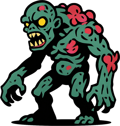 mutant.
In-Game asset.  2d.  High contrast.  No shadows