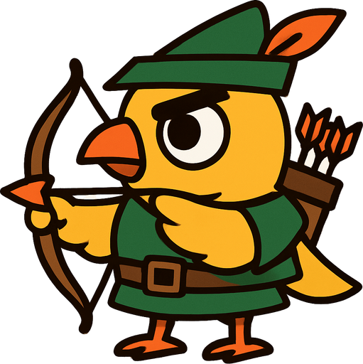 2d Archer bird eye.
In-Game asset.  2d.  High contrast.  No shadows