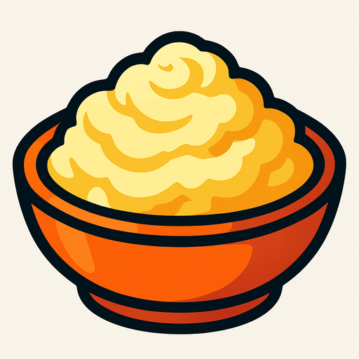 Papa alimento.
In-Game asset.  2d.  High contrast.  No shadows
