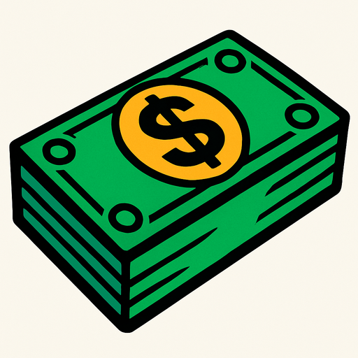 do it a try money.
In-Game asset.  2d.  High contrast.  No shadows