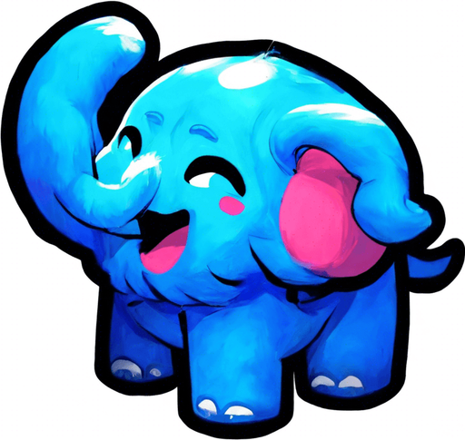 Scared look. Facing viewer. Legs flailing.